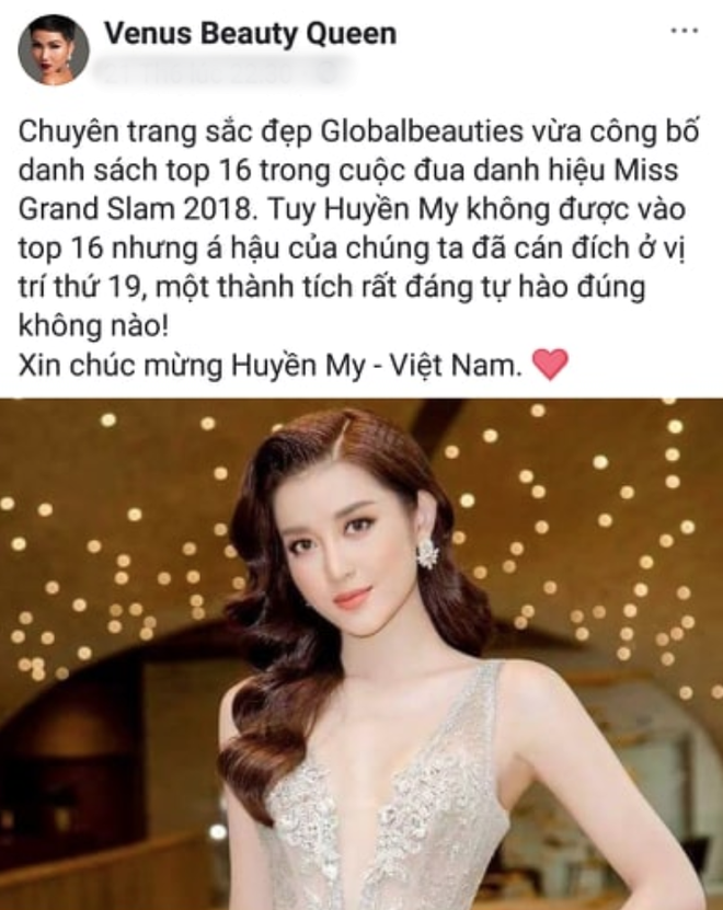 Huyền My dừng ch&acirc;n ở top 19 tại cuộc thi Hoa hậu của c&aacute;c Hoa hậu 2017 - Ảnh 1.