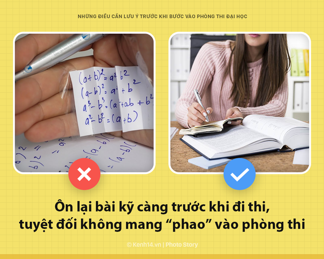 Trước khi bước vào phòng thi Đại học, các sĩ tử cần tuân thủ 7 bước chuẩn bị dưới đây - Ảnh 5.