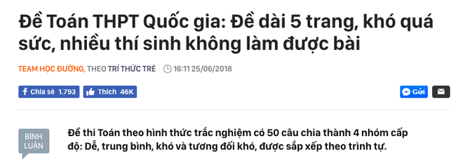 To&agrave;n cảnh sĩ tử 2000 đi thi THPT Quốc Gia: Kh&oacute;, rất kh&oacute; v&agrave; kh&oacute; hơn! - Ảnh 4.