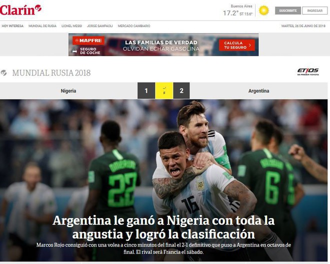 Báo quốc tế quên luôn VAR, ngất ngây khen phép màu Messi, Rojo - Ảnh 5.
