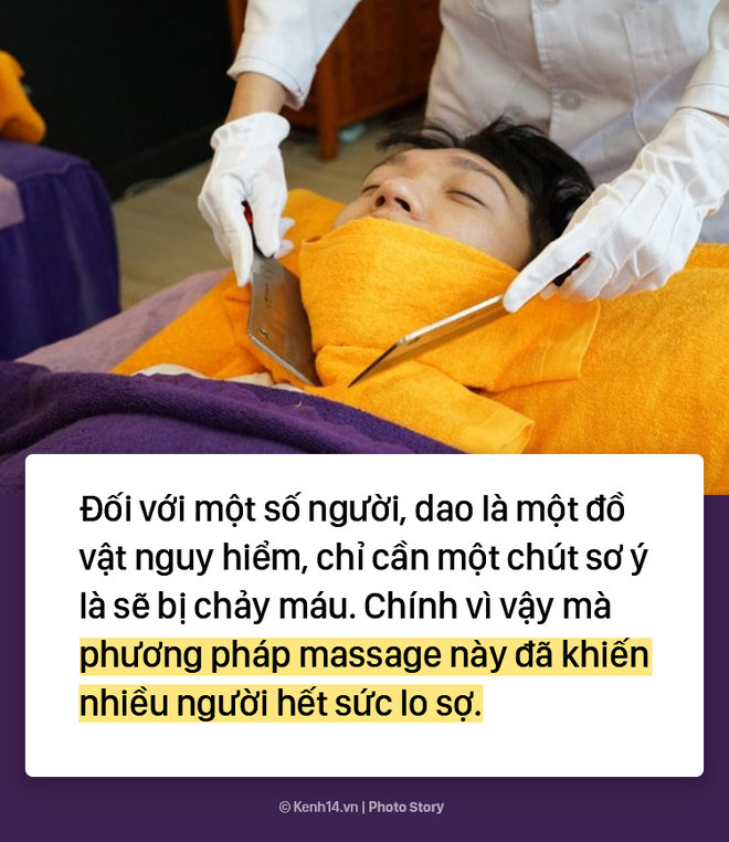 Đài Loan: Kinh dị với kiểu massage thư giãn bằng... dao băm thịt - Ảnh 3.