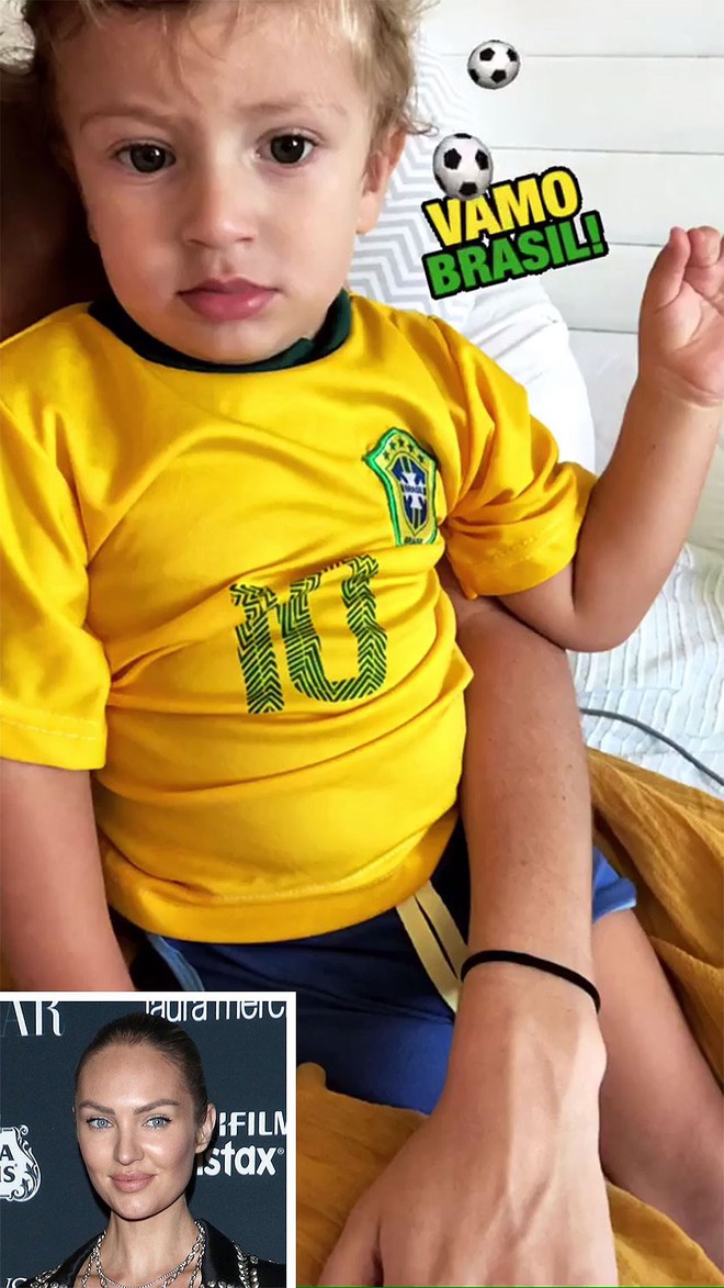 Loạt si&ecirc;u sao quốc tế c&ugrave;ng c&aacute;c con nhỏ h&ograve;a v&agrave;o kh&ocirc;ng kh&iacute; rạo rực của World Cup 2018 - Ảnh 9.