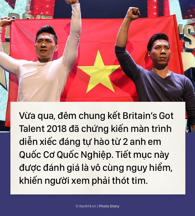 Anh em Quốc Cơ - Quốc Nghiệp v&agrave; h&agrave;nh tr&igrave;nh sinh tử đầy tự h&agrave;o tại Britains Got Talent 2018 - Ảnh 1.