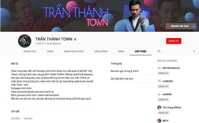 Sau Sơn Tùng M-TP, Trấn Thành là nghệ sĩ Việt tiếp theo nhận nút vàng từ Youtube - Ảnh 1.