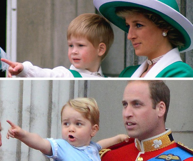 Những khoảnh khắc giống nhau như 2 giọt nước giữa Hoàng tử George và bố William - Ảnh 15.