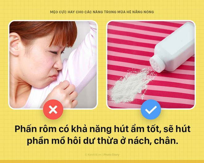 Mẹo cứu nguy cho phái đẹp trong mùa hè nắng nóng, cái số 5 học làm ngay kẻo xấu hổ - Ảnh 1.