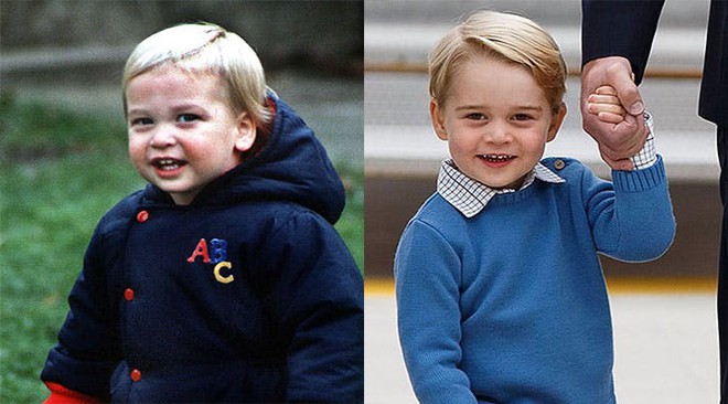 Những khoảnh khắc giống nhau như 2 giọt nước giữa Hoàng tử George và bố William - Ảnh 8.