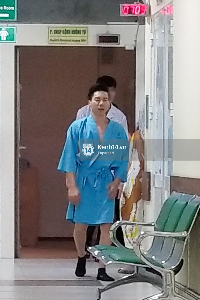 Vừa trở về nước, Quốc Nghiệp đ&atilde; lập tức tới bệnh viện v&igrave; c&uacute; ng&atilde; đau đớn khi tham gia Britains Got Talent 2018 - Ảnh 9.