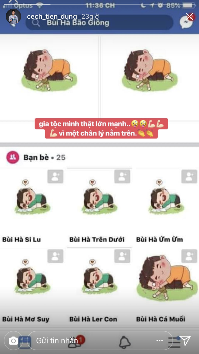 Được fan ghép đôi với Hà Đức Chinh, Bùi Tiến Dũng hớn hở khoe trên Instagram gia tộc Bùi - Hà ngày càng lớn mạnh - Ảnh 4.