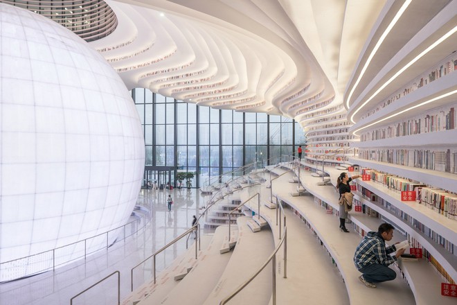 Lạc lối trong thư viện rộng mênh mông, được đánh giá đẹp nhất Trung Quốc với 1,2 triệu cuốn sách - Ảnh 6.