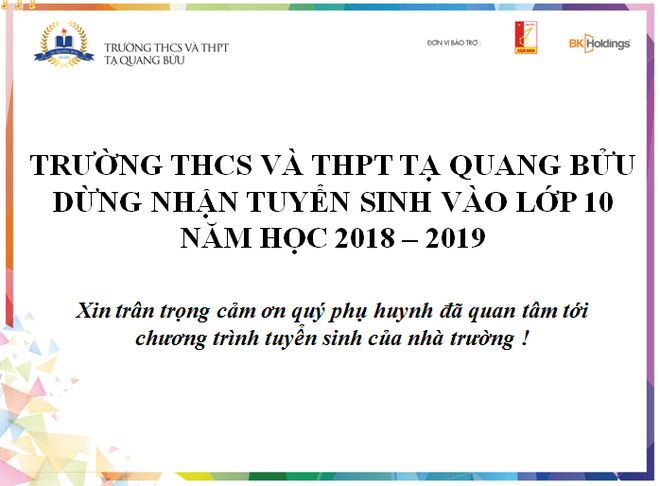 Tăng điểm chuẩn như chơi chứng khoán từ 46 lên 50.5 rồi đột ngột ngưng tuyển sinh, trường Tạ Quang Bửu khiến nhiều cha mẹ bật khóc - Ảnh 1.