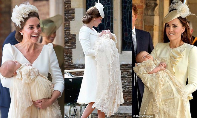 Điểm đặc biệt trong trang phục mà Công nương Kate và Hoàng tử út Louis diện trong buổi lễ rửa tội - Ảnh 5.