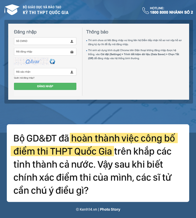 Sau khi biết điểm thi THPT Quốc gia, các sĩ tử cần phải làm gì? - Ảnh 1.