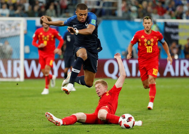 Mbappe lại lăn lộn ăn vạ giống Neymar trong trận Pháp - Bỉ - Ảnh 9.