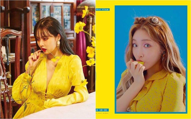 Không hẹn mà gặp, HyunA và Lee HyoRi thế hệ mới bất ngờ comeback sáng chói như vầng thái dương - Ảnh 1.