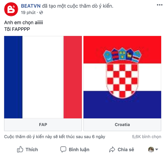 Dân tình đã sẵn sàng cho trận chung kết World Cup 2018, hào hứng dự đoán Pháp hay Croatia sẽ nâng cúp đêm nay - Ảnh 7.