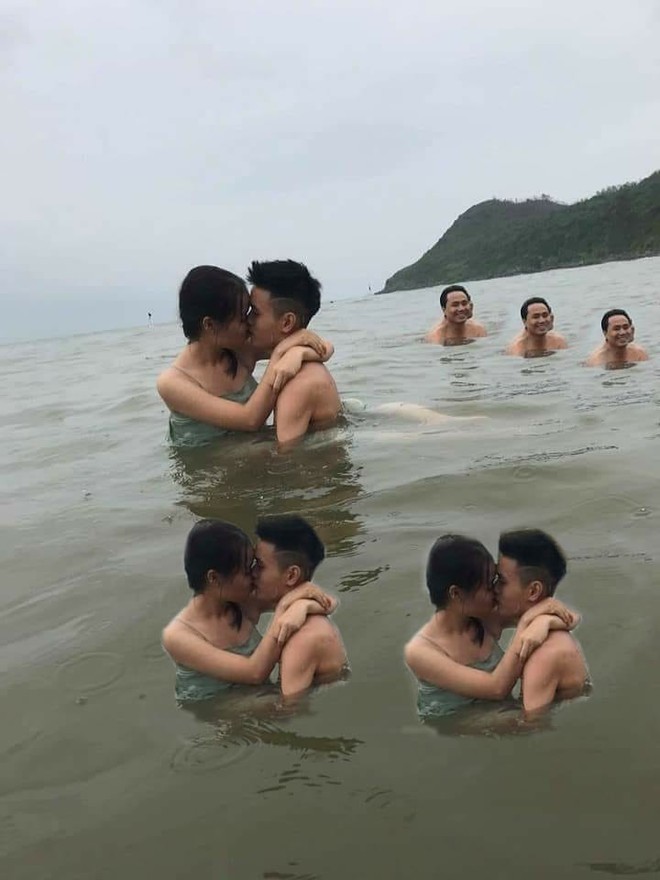 Đăng đ&agrave;n nhờ th&aacute;nh chỉnh ảnh x&oacute;a gi&uacute;p &ocirc;ng ch&uacute; trong bức ảnh h&ocirc;n nhau l&atilde;ng mạn, cặp đ&ocirc;i nhận lại series ảnh cười t&eacute; ghế - Ảnh 3.