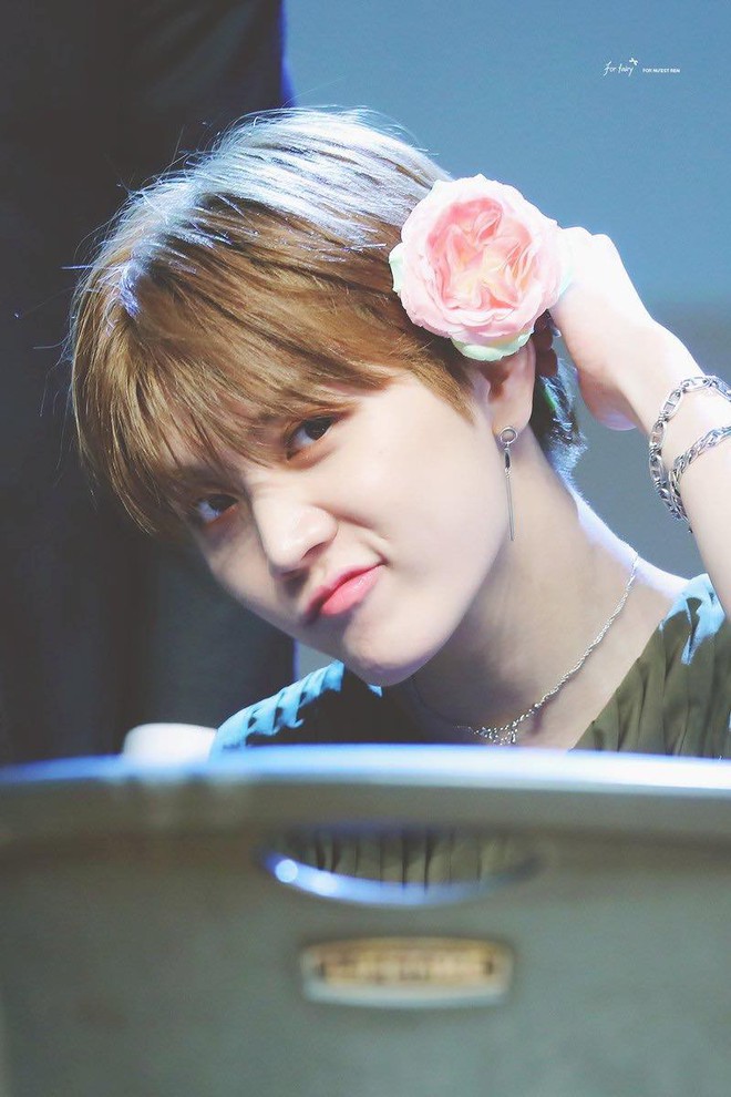 Kh&ocirc;ng phải mỹ nh&acirc;n Kpop, nam idol n&agrave;y mới l&agrave; người g&acirc;y sốt v&igrave; qu&aacute; đẹp, th&aacute;ch thức mọi phụ kiện ở fansign - Ảnh 5.