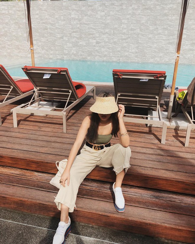 H&agrave; Tăng hồi teen xuất sắc với đồ jeans, Kh&aacute;nh Linh The Face khiến fan tưởng m&igrave;nh mặc v&aacute;y... ngược - Ảnh 12.