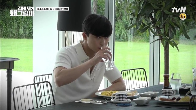 Hậu trường Thư Ký Kim: Phản ứng cực mặn của Park Seo Joon khi ăn món trứng của Park Min Young - Ảnh 6.
