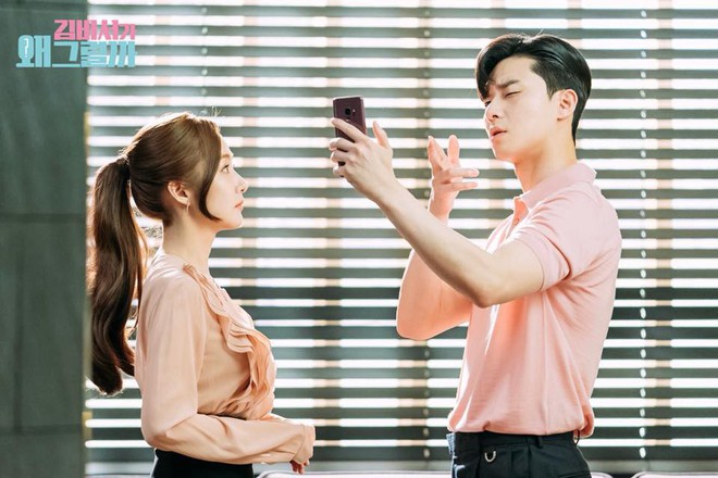 Hậu trường Thư Ký Kim: Phản ứng cực mặn của Park Seo Joon khi ăn món trứng của Park Min Young - Ảnh 11.