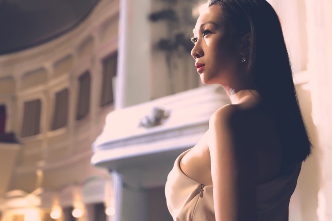 Hậu công khai phẫu thuật thẩm mĩ, Lều Phương Anh tái xuất xinh đẹp trong MV lấy cảm hứng từ Celine Dion - Ảnh 3.