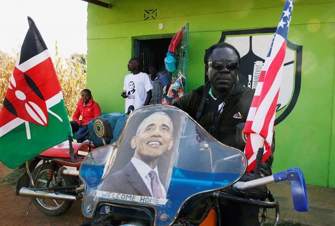 Ảnh: Cựu Tổng thống Mỹ Obama vui vẻ về thăm quê hương Kenya - Ảnh 11.