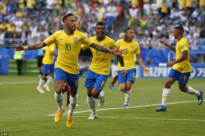 Neymar diễn kịch tr&ecirc;n s&acirc;n, nhưng thi đấu thăng hoa đưa Brazil v&agrave;o tứ kết - Ảnh 6.