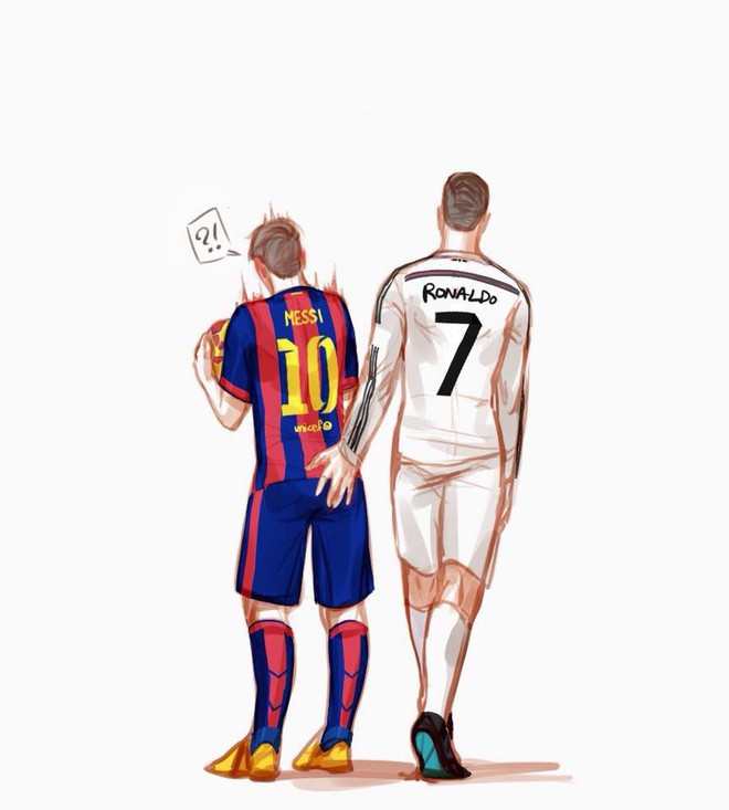 Vẽ tranh Messi và CR7 là một điều không phải dễ dàng cho bất kì nghệ sĩ nào. Tuy nhiên, bức tranh này sẽ khiến cho bạn phải trầm trồ bởi độ tinh tế và tỉ mỉ của chi tiết trên bức tranh. Hãy xem và cảm nhận sự hoàn hảo của họa sĩ với ảnh liên quan.