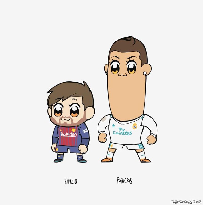 Phối hợp 2 trong số những cầu thủ vĩ đại nhất trong lịch sử bóng đá, tranh vẽ Messi và Ronaldo sẽ cho bạn cảm giác như đang chứng kiến ​​một trận đấu kinh điển. Nghệ sĩ đã tạo ra một tác phẩm nghệ thuật và mang đến cho bạn một trải nghiệm thú vị khi xem bức tranh này.