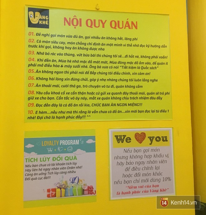 Dễ thương như nội quy của các quán ăn: khách vừa ngồi ăn vừa phì cười - Ảnh 1.