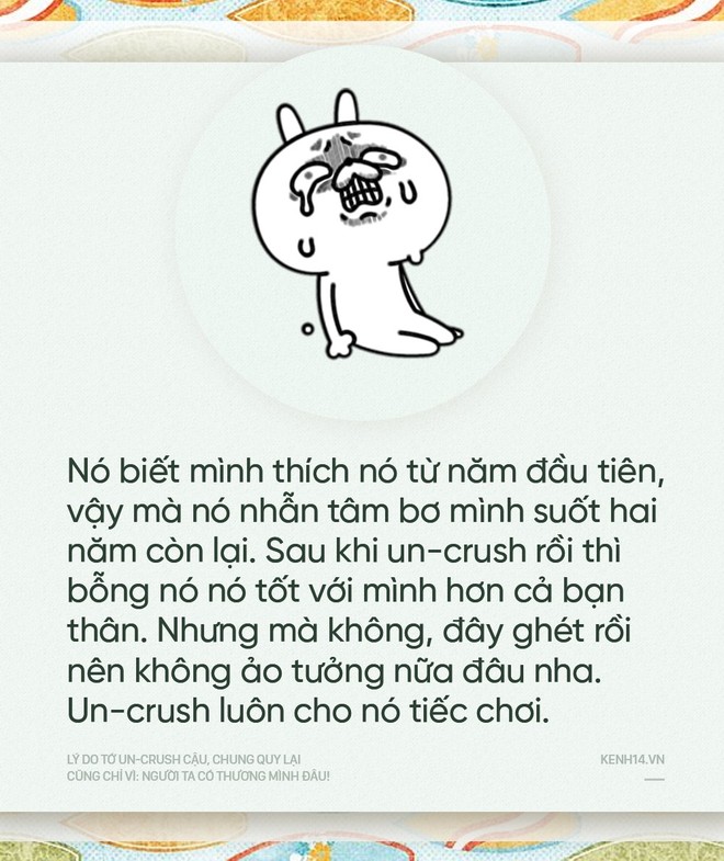 Lý do tớ un-crush cậu, chung quy lại cũng chỉ vì: Người ta có thương mình đâu! - Ảnh 1.