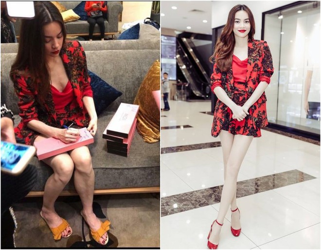 H&agrave; Hồ lại bị soi ảnh trước-sau photoshop: L&uacute;c n&otilde;n n&agrave; trắng ngần, khi g&acirc;n guốc đến giật m&igrave;nh - Ảnh 1.