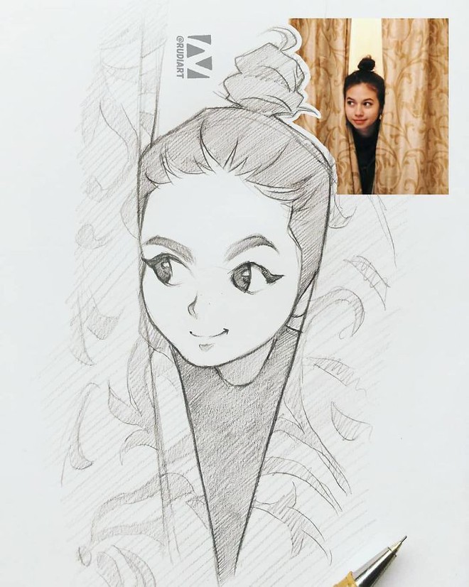 Vẽ lại mọi thứ tr&ecirc;n mạng theo phong c&aacute;ch manga, họa sĩ Indonesia được cư d&acirc;n mạng khen ngợi hết lời - Ảnh 5.