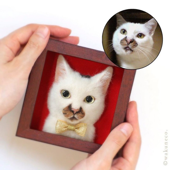 Chỉ bằng những sợi len, các nghệ nhân Nhật Bản đã tạo ra những chú mèo bông y chang ngoài đời - Ảnh 17.