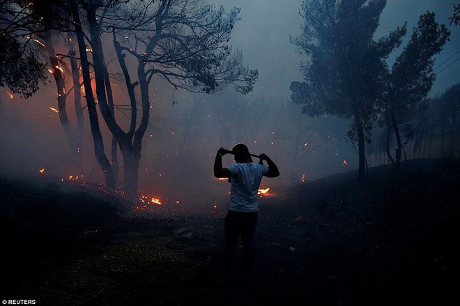 Thủ đô Hy Lạp rực lửa, ít nhất 24 người chết và hàng trăm người bị thương do cháy rừng - Ảnh 3.