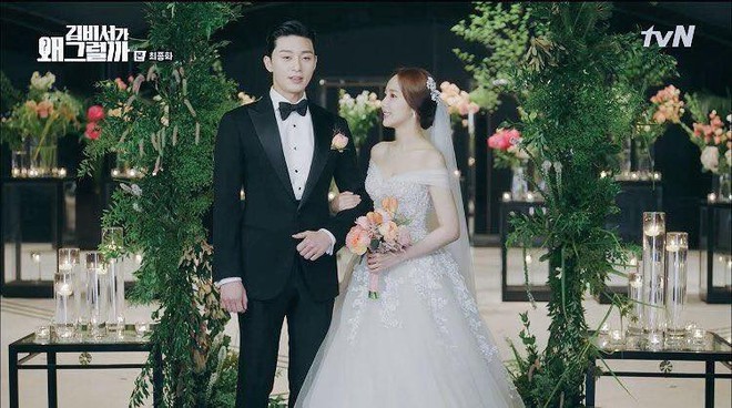 Trở thành cô dâu, thư ký Kim lại tiếp tục khiến fan say lòng vì diện váy cưới và trang điểm quá đỗi xinh đẹp - Ảnh 8.