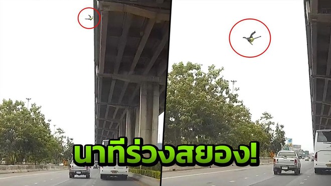 Thái Lan: Đang đi trên đường, người dân hoảng hồn phát hiện người đàn ông từ trên trời rơi xuống - Ảnh 2.
