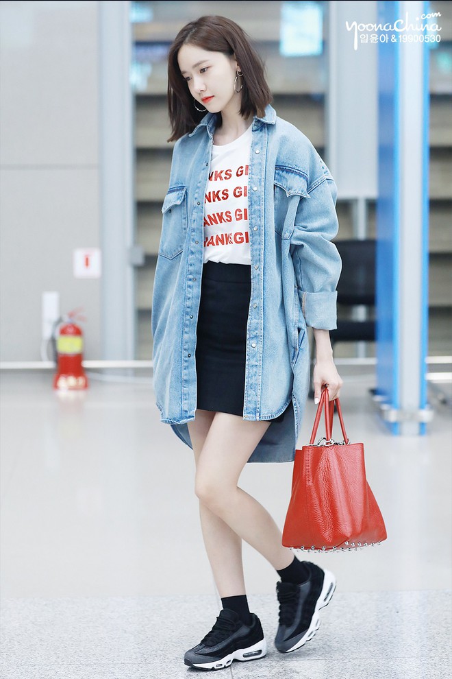 Ngắm thời trang sân bay của sao Hàn cũng học được bao kiểu mix đồ đơn giản, thoải mái mà vẫn cực sành điệu - Ảnh 10.