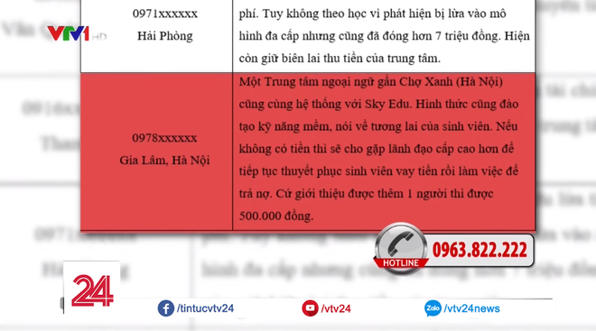 Nhiều sinh viên khốn đốn vì bạn bè xa lánh, nợ hàng chục triệu sau khi tham gia đường dây đa cấp của Sky Edu - Ảnh 7.