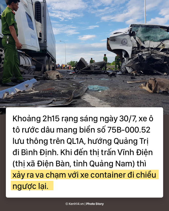 Toàn cảnh vụ tai nạn thảm khốc: Xe rước dâu đâm vào xe container khiến 13 người tử vong - Ảnh 2.