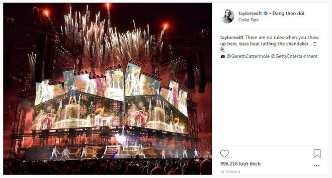 6 lý do chứng minh reputation Stadium Tour là đỉnh cao trong sự nghiệp của Taylor Swift - Ảnh 1.