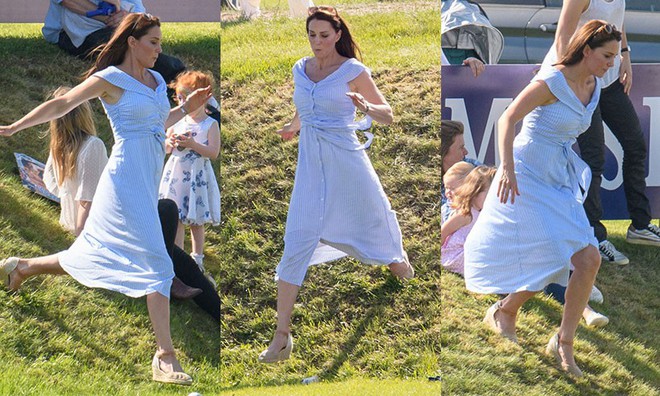 Chỉ cần Nữ ho&agrave;ng Anh c&oacute; mặt, c&ocirc;ng nương Kate Middleton sẽ kh&ocirc;ng bao giờ đi kiểu gi&agrave;y n&agrave;y - Ảnh 1.