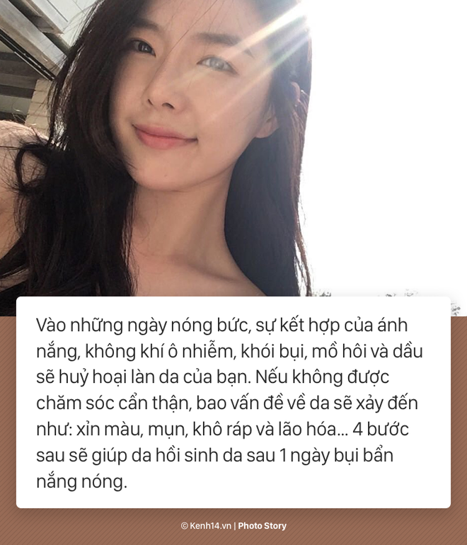 Để c&oacute; l&agrave;n da khỏe mạnh sau một ng&agrave;y d&agrave;i tiếp x&uacute;c với nắng n&oacute;ng bụi bẩn h&atilde;y thực hiện những bước dưỡng da cần thiết n&agrave;y - Ảnh 1.