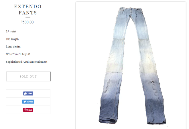 Quần jeans dài hơn thuổng đến dân bóng rổ cũng phải khóc thét, giá 11,5 triệu VNĐ tưởng không ai mua mà đã sold out - Ảnh 4.