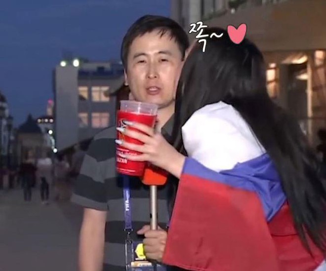 Nam phóng viên Hàn Quốc bị “cưỡng hôn” trong lúc tác nghiệp tại World Cup 2018 - Ảnh 4.