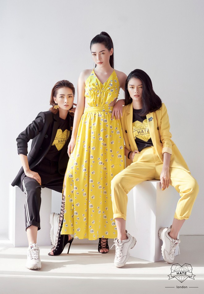 C&ugrave;ng Nhung Kiko, Vũ Thanh Quỳnh, Trang M&ugrave; Tạt tỏa s&aacute;ng với thời trang HATE LONDON - Ảnh 1.