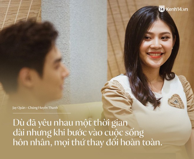 Phủ nhận tin đồn cưới chạy bầu, Jay Qu&acirc;n - Ch&uacute;ng Huyền Thanh tiết lộ cuộc sống l&agrave;m bố mẹ: Từng kh&ocirc;ng d&aacute;m động v&agrave;o v&igrave; sợ con đau - Ảnh 2.