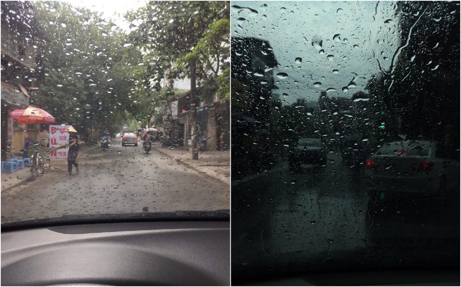 Tin mát rượi: Hà Nội đã có mưa sau bao ngày nắng gắt - Ảnh 2.