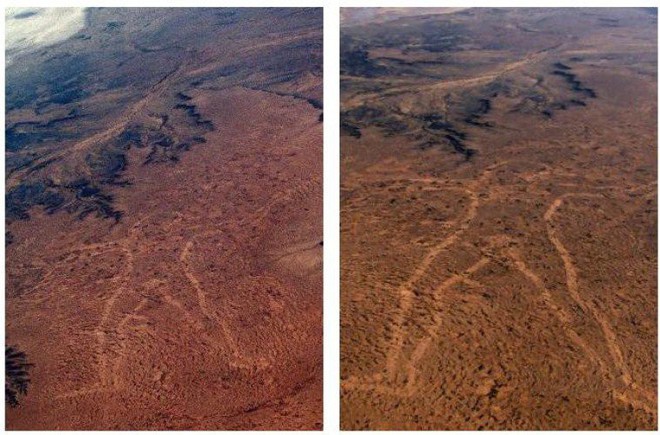Marree Man - Hình vẽ thổ dân khổng lồ trên sa mạc Úc có thể nhìn thấy từ vũ trụ hơn 20 năm qua vẫn là một câu đố làm các nhà khoa học điên đầu - Ảnh 3.
